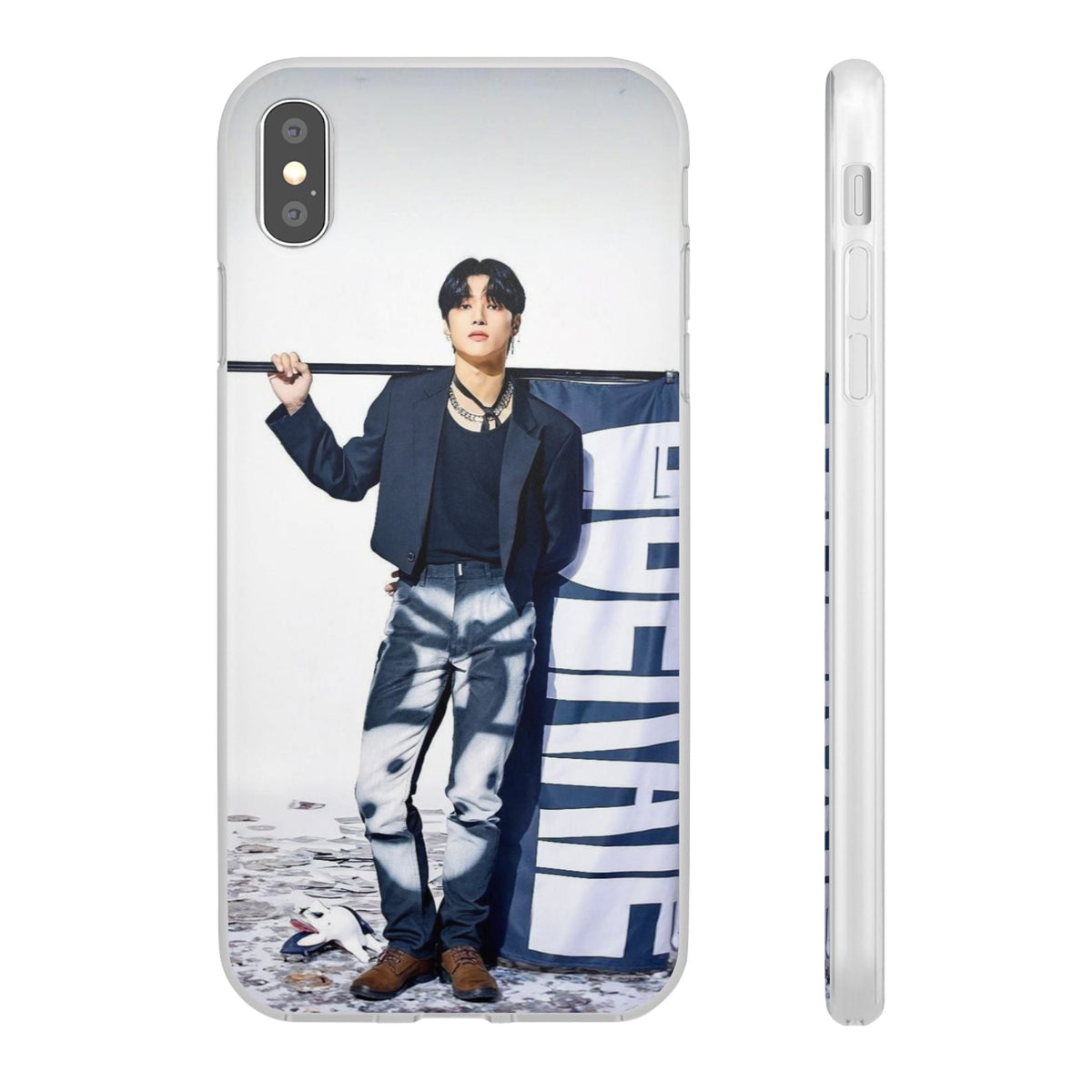 Ateez Wooyoung Cell Phone Case - iPhone, Samsung and Custom Covers - K - Pop Phone Covers, Gifts for Carats, SVT Stylish Cell Phone Accessories - Beyond The Shoppe