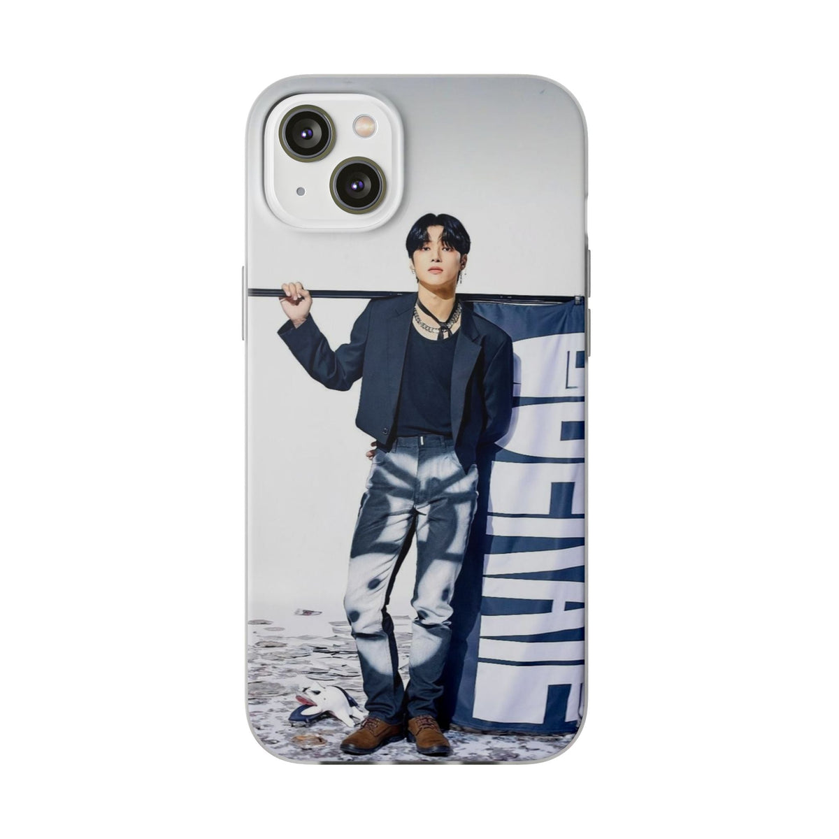 Ateez Wooyoung Cell Phone Case - iPhone, Samsung and Custom Covers - K - Pop Phone Covers, Gifts for Carats, SVT Stylish Cell Phone Accessories - Beyond The Shoppe
