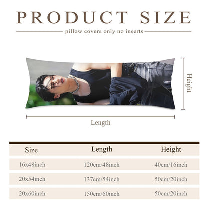 Ateez Wooyoung Full Body Pillow Case - Double Sided Full Body Pillowcases - 3 sizes! - Beyond The Shoppe