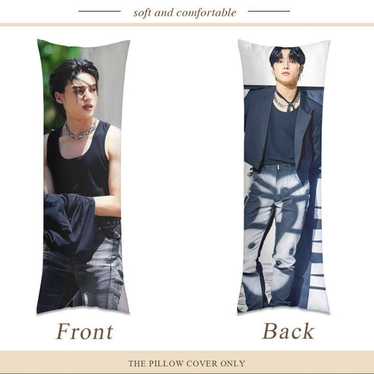 Ateez Wooyoung Full Body Pillow Case - Double Sided Full Body Pillowcases - 3 sizes! - Beyond The Shoppe