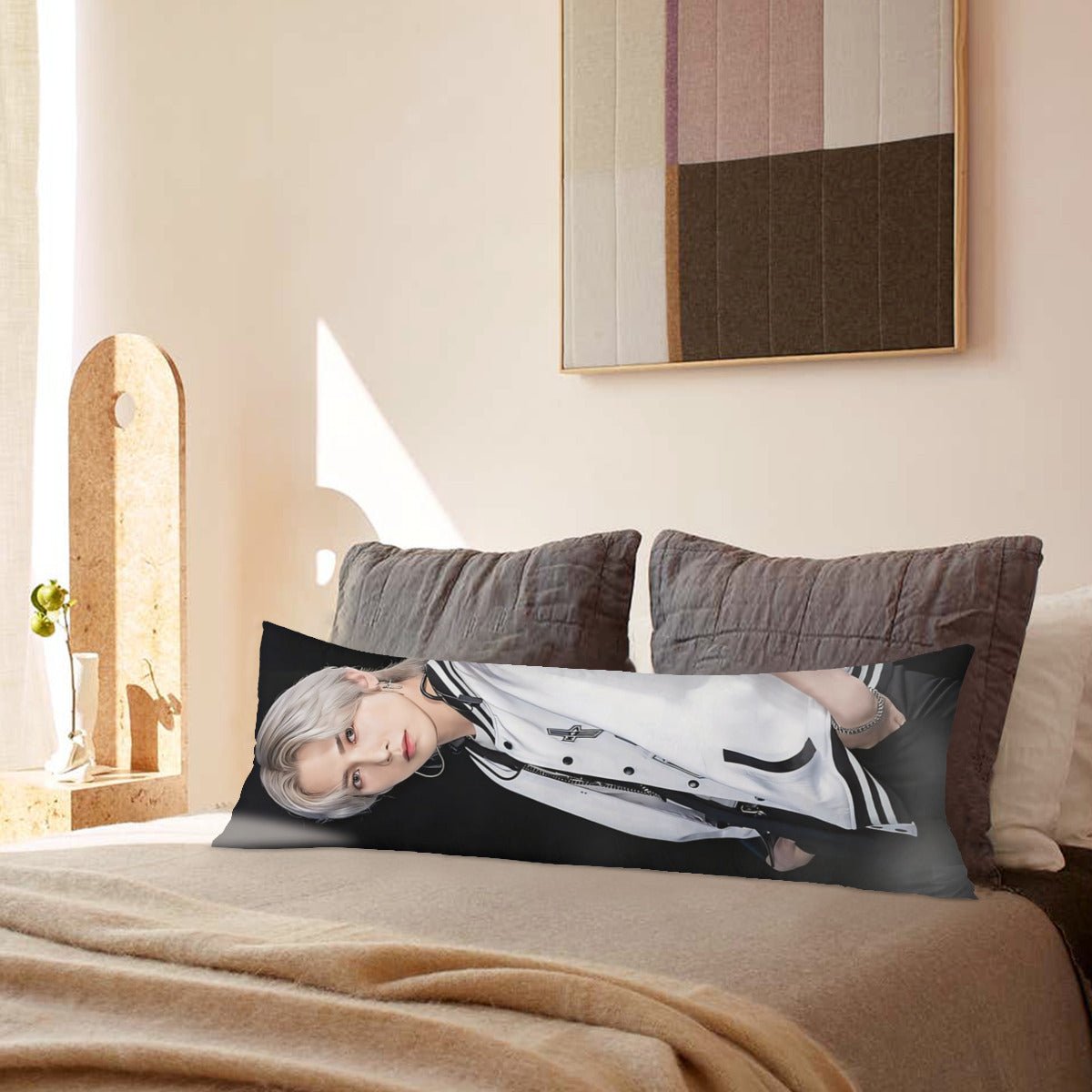 Ateez Yeosang Full Body Pillow Case - Double Sided Full Body Pillowcases - 3 sizes! Aniteez - Beyond The Shoppe