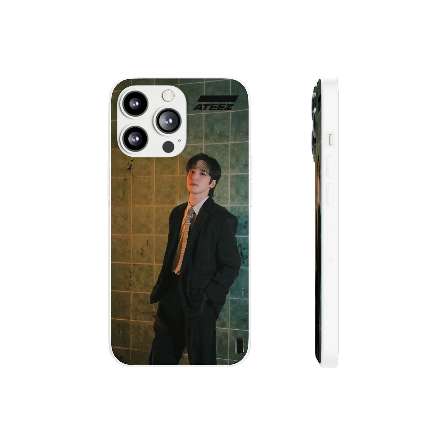 Ateez Yunho Cell Phone Case - iPhone, Samsung and Custom Covers - K - Pop Phone Covers, Gifts for Carats, SVT Stylish Cell Phone Accessories - Beyond The Shoppe