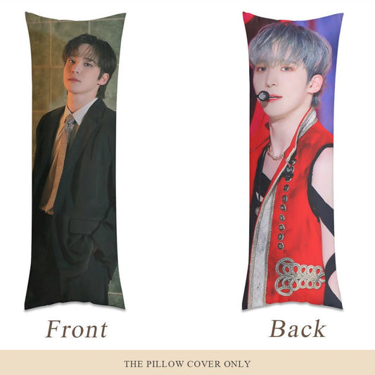 Ateez Yunho Full body pillow case - double sided in 3 sizes Ateez full size pillowcase - Aniteez pillow case - Beyond The Shoppe