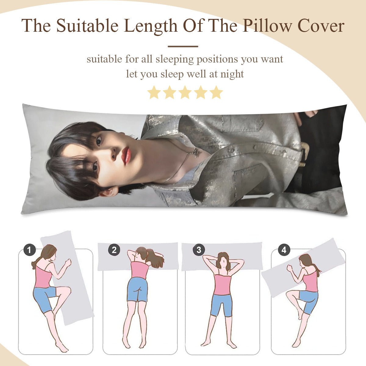 Ateez Yunho & Mingi Custom Full body pillow case - Double sided pillowcase! 3 sizes Custom pillow cover - Atiniy aniteez - Beyond The Shoppe