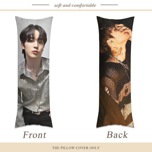 Ateez Yunho & Mingi Custom Full body pillow case - Double sided pillowcase! 3 sizes Custom pillow cover - Atiniy aniteez - Beyond The Shoppe