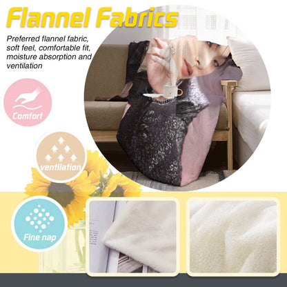 Attez Mingi Flannel Breathable Blanket 4 Sizes! Blanket Throw - Beyond The Shoppe