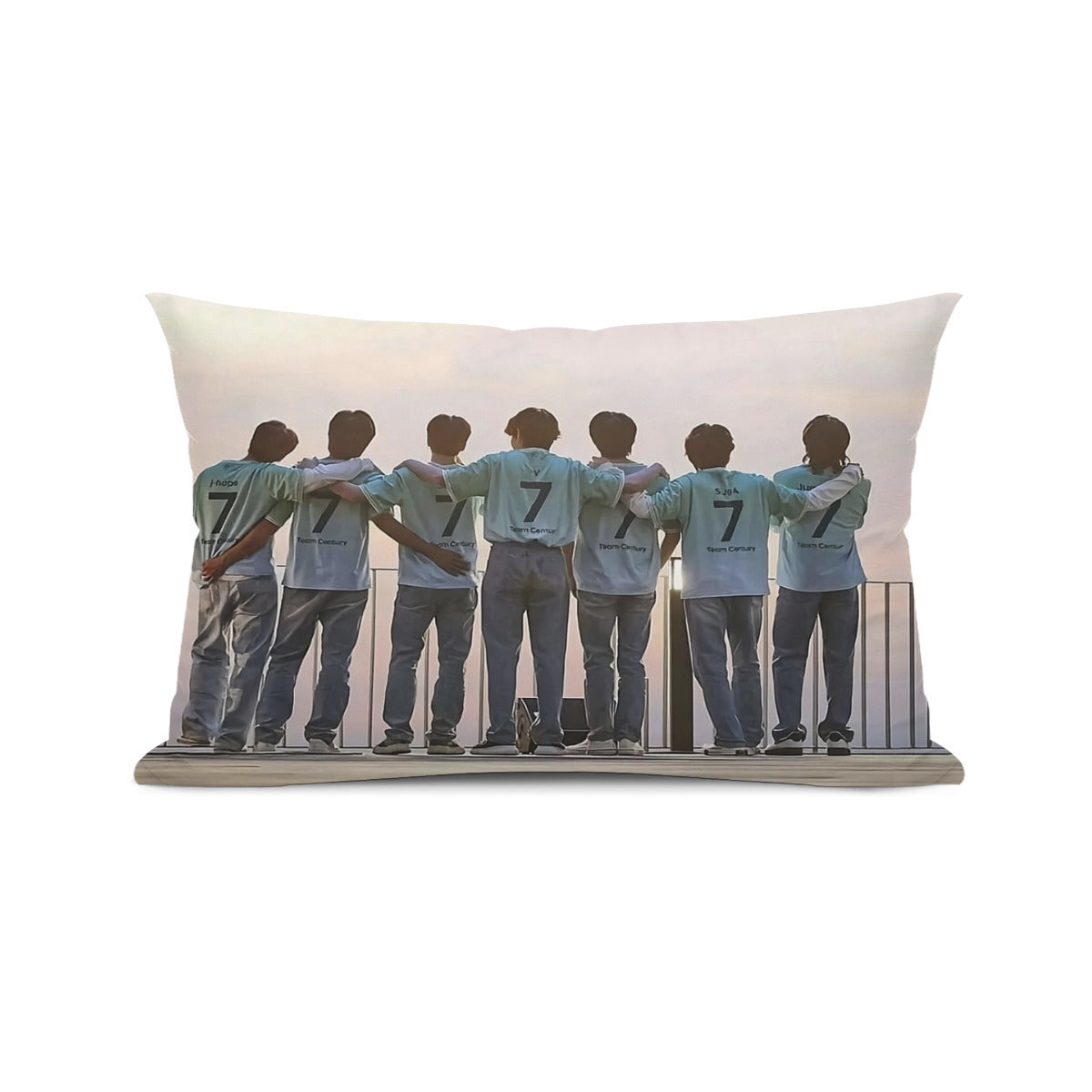 BTS We are 7 -  Full Body Pillow Case - Double Sided with two different photos full body pillowcases - 3 sizes! Great Kpop gift idea!
