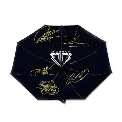 BigBang Automatic opening umbrella featuring their Logo and Signatures - Kpop for rainy weather andprotection from weatherXT - Beyond The Shoppe