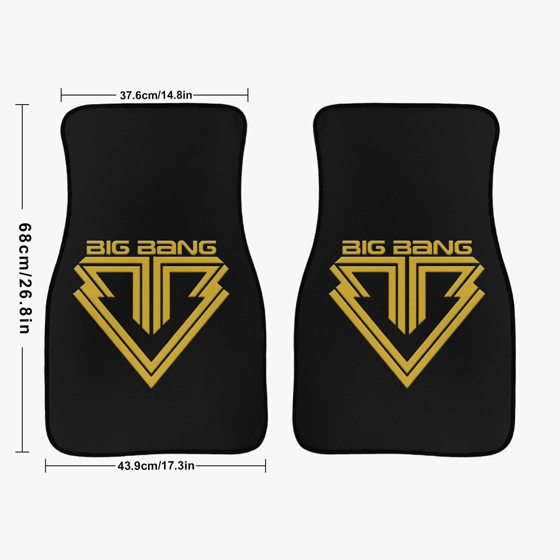 BigBang Car Floor Mats - 2Pcs Car Floor Mats - Car Accessories - Kpop car mats - (Set of 2) - Beyond The Shoppe