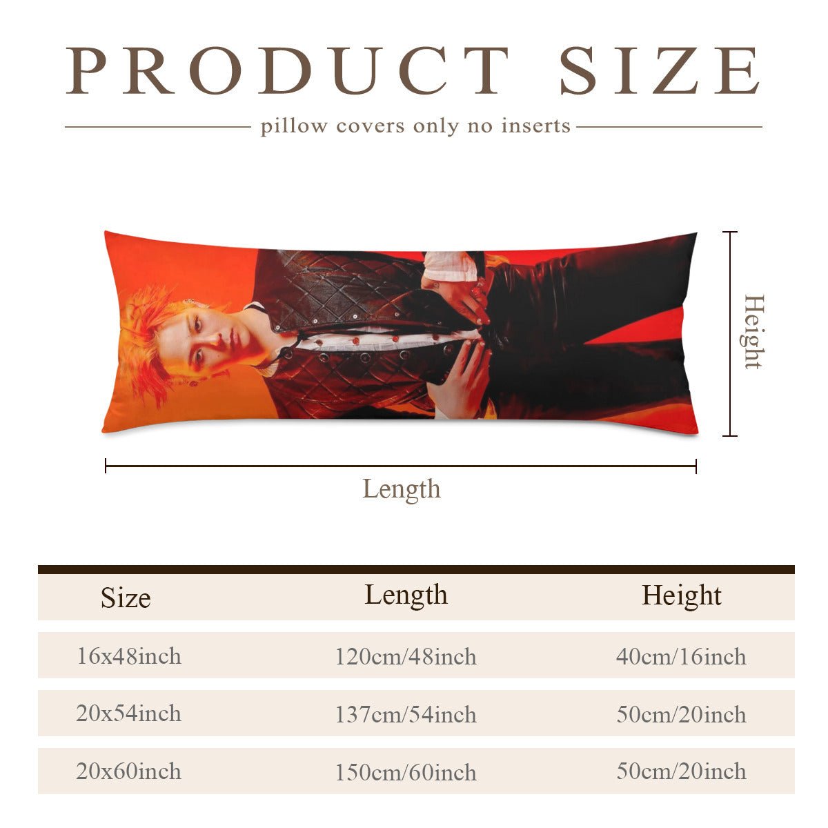BIGBANG G Dragon Full Body Pillow Case - Double Sided Full Body Pillowcases - 3 sizes! - Beyond The Shoppe