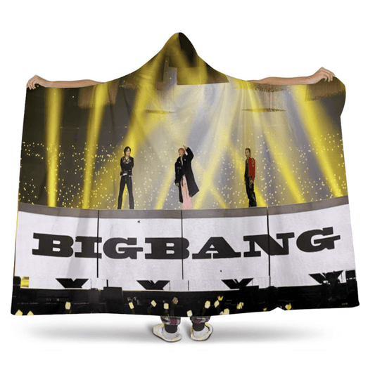 BigBang Hooded Blanket – K-Pop Cozy Wearable Fleece Blanket - Beyond The Shoppe