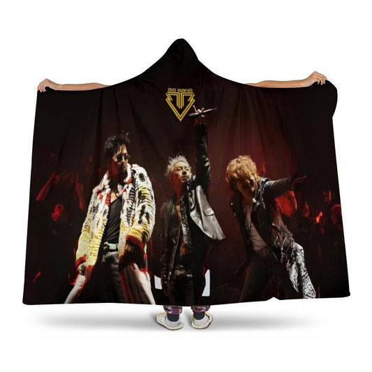 BigBang Hooded Blanket – K-Pop Cozy Wearable Fleece Blanket - Beyond The Shoppe
