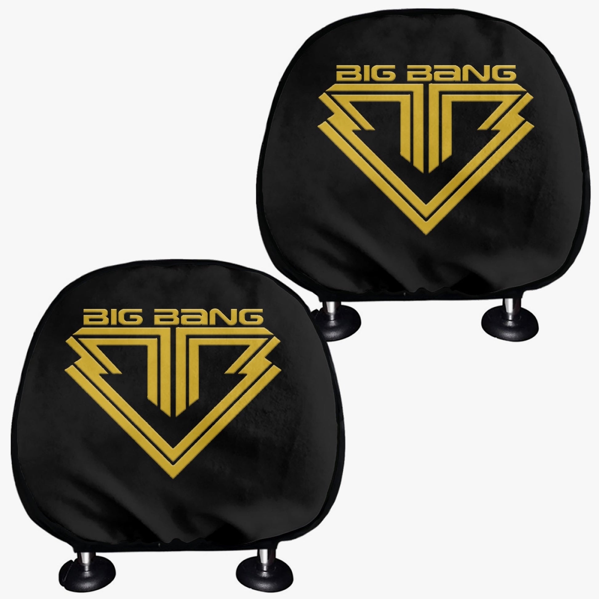 BigBang Logo Car Headrest Covers - 2Pcs - car accessories - Great KPop Gift! - Beyond The Shoppe