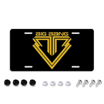 BIGBANG Logo Vanity Plate for your car - Car accessories - Beyond The Shoppe