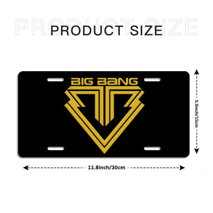 BIGBANG Logo Vanity Plate for your car - Car accessories - Beyond The Shoppe