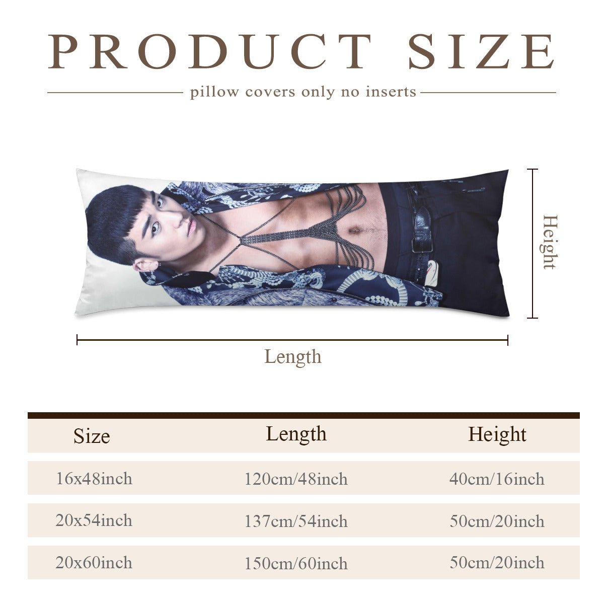 BIGBANG Seungri Full Body Pillow Case - Double Sided Full Body Pillowcases - 3 sizes! - Beyond The Shoppe