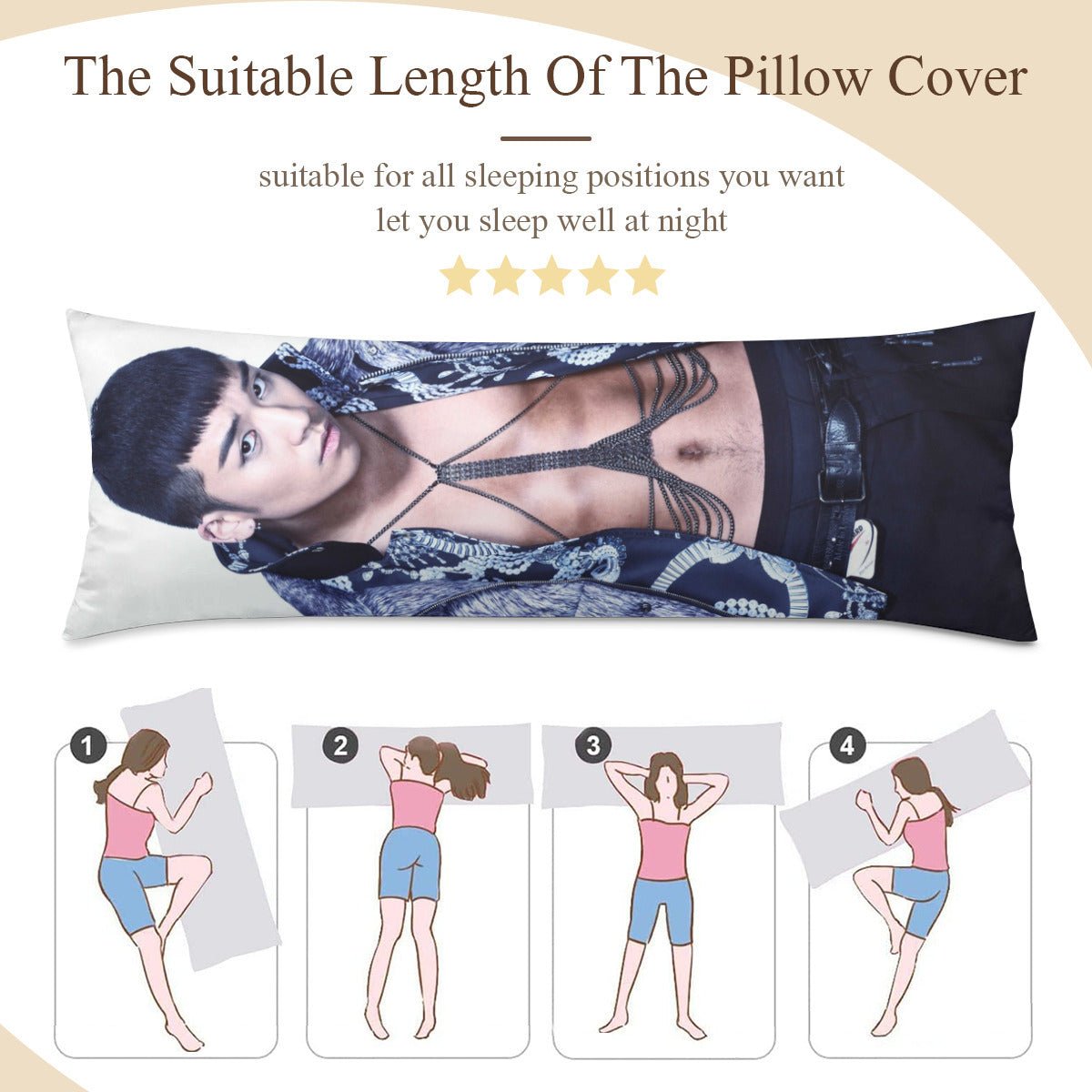 BIGBANG Seungri Full Body Pillow Case - Double Sided Full Body Pillowcases - 3 sizes! - Beyond The Shoppe