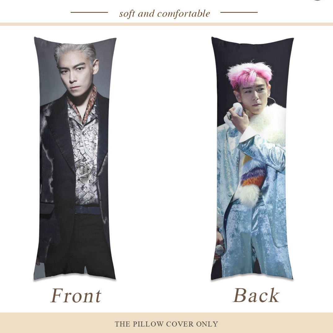 BIGBANG T.O.P Full Body Pillow Case - Double Sided Full Body Pillowcases - 3 sizes! TOP - Beyond The Shoppe