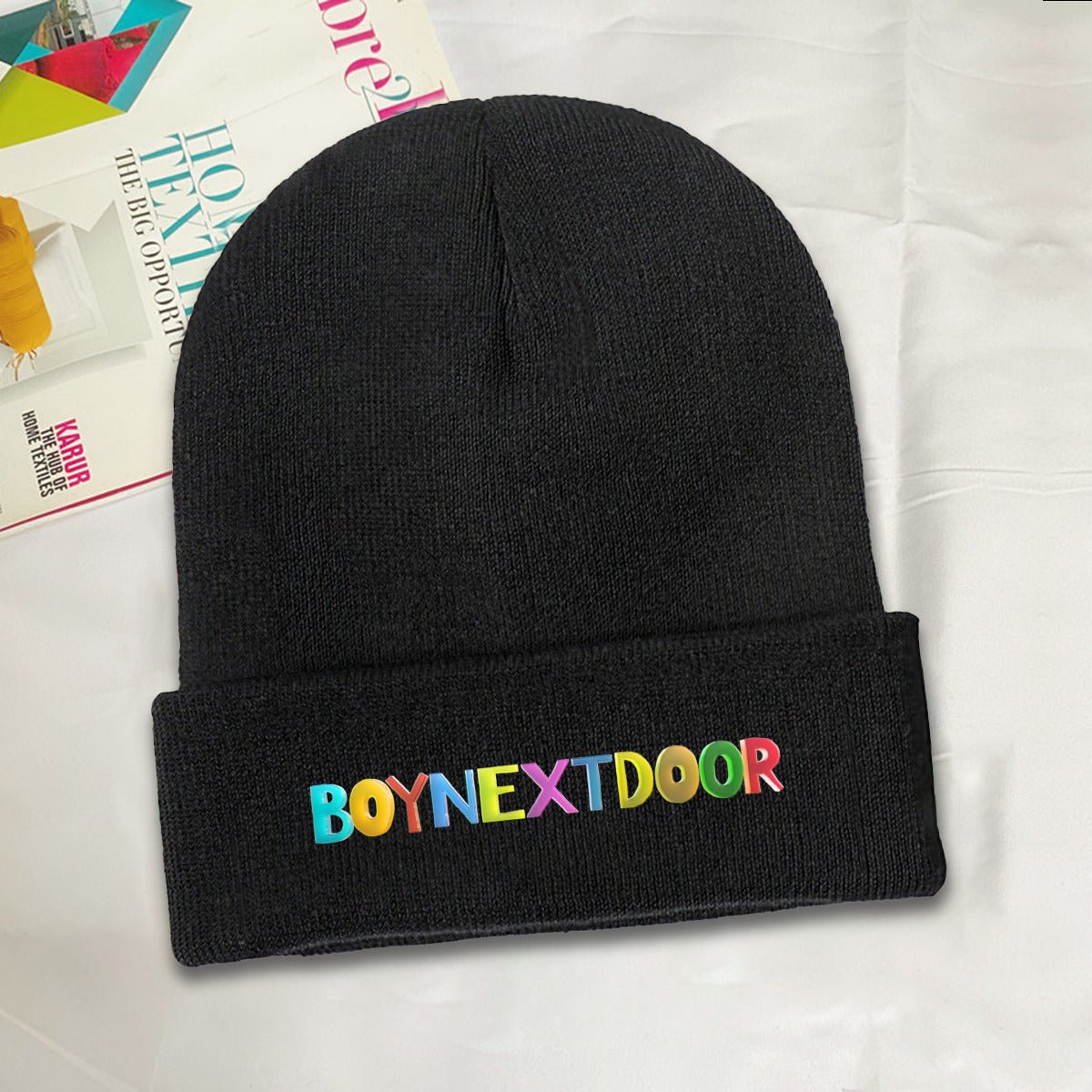 BND Boy Next Door - Beanie for Adults – Cozy Polyester Knit Hat - Stylish, Comfortable & Trendy Hat BOYNEXTDOOR - Beyond The Shoppe