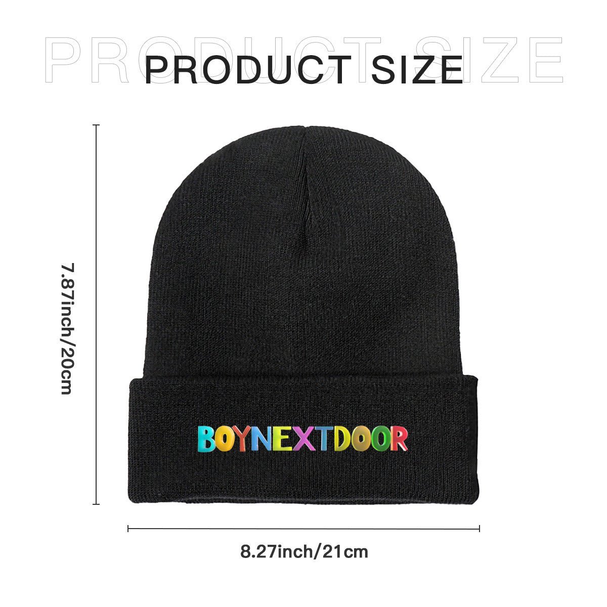 BND Boy Next Door - Beanie for Adults – Cozy Polyester Knit Hat - Stylish, Comfortable & Trendy Hat BOYNEXTDOOR - Beyond The Shoppe