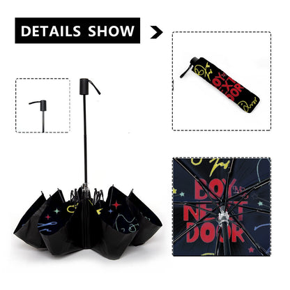 BoyNextDoor Automatic opening umbrella featuring their Logo and Signatures - Kpop for rainy weather andprotection from weatherXT - Beyond The Shoppe