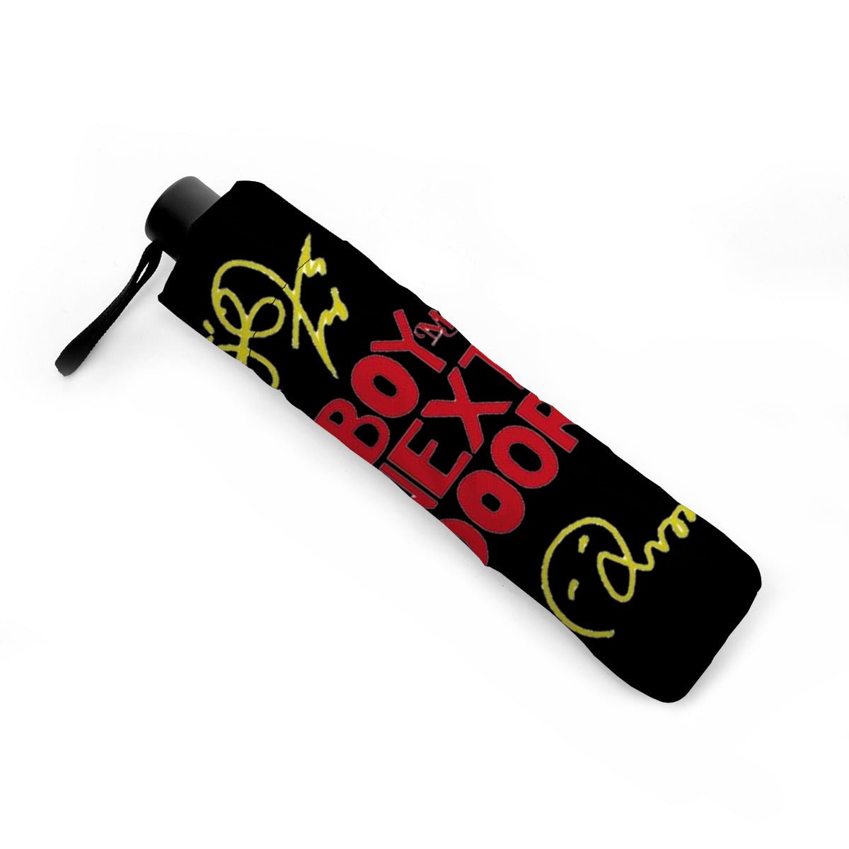 BoyNextDoor Automatic opening umbrella featuring their Logo and Signatures - Kpop for rainy weather andprotection from weatherXT - Beyond The Shoppe