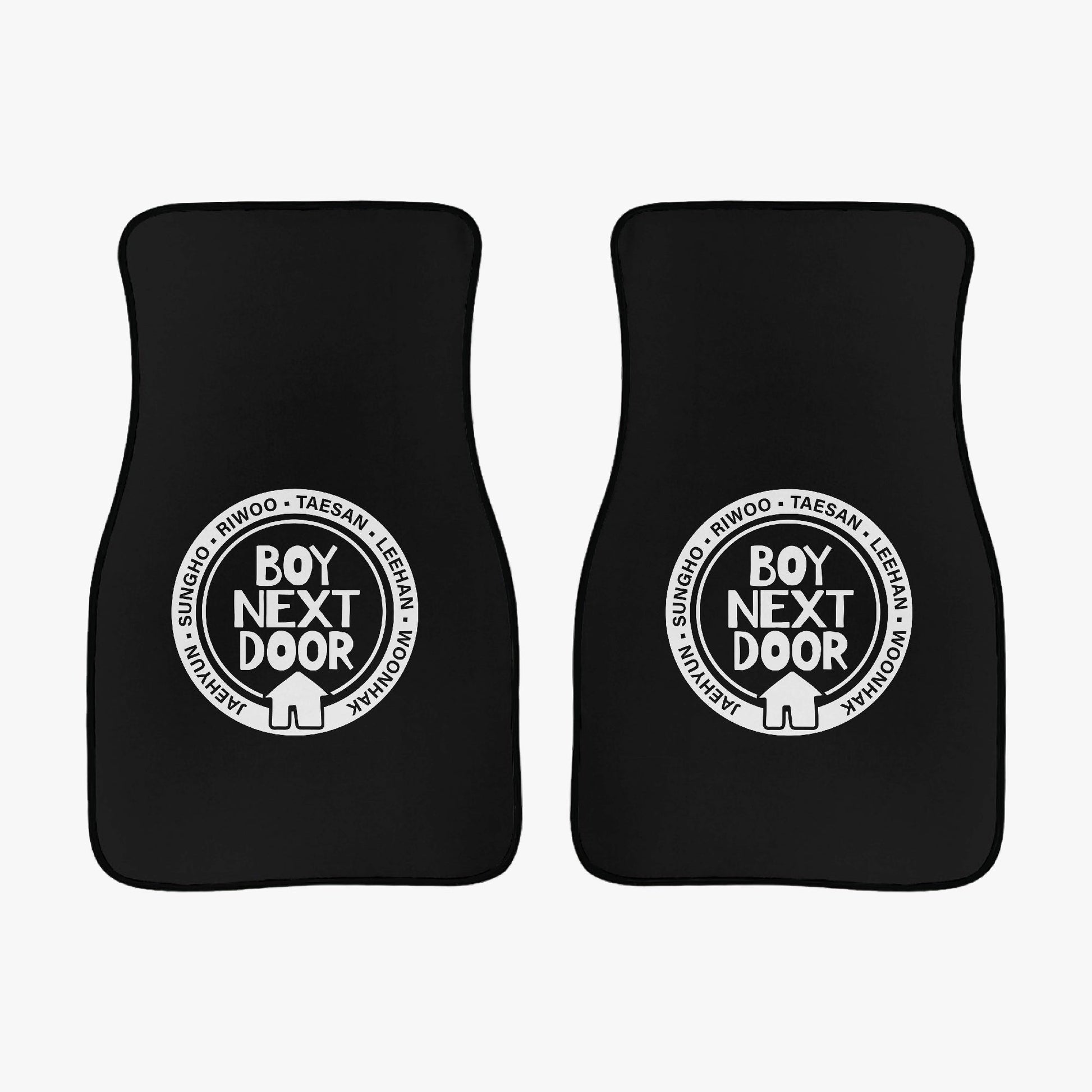 BoyNextDoor Car Floor Mats - 2Pcs Car Floor Mats - Car Accessories - Kpop car mats - (Set of 2) - Beyond The Shoppe