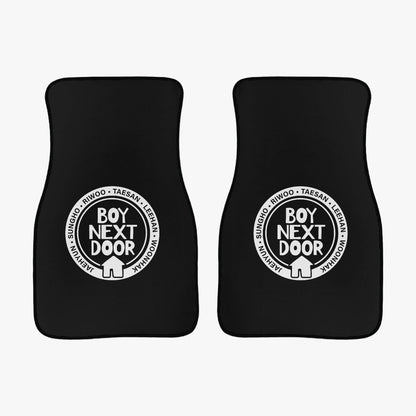 BoyNextDoor Car Floor Mats - 2Pcs Car Floor Mats - Car Accessories - Kpop car mats - (Set of 2) - Beyond The Shoppe