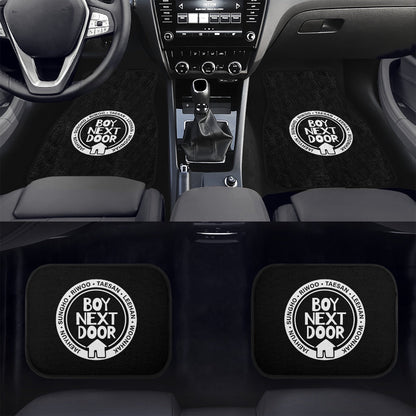BoyNextDoor Car Floor Mats - 4Pcs Car Floor Mats - Car Accessories - Kpop car mats - (Set of 4 - 2 Front & 2 Rear) - Beyond The Shoppe