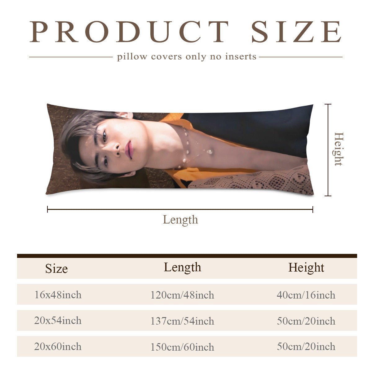 BoyNextDoor Jaehyun Full Body Pillow Case - Double Sided Full Body Pillowcases - 3 sizes! - Beyond The Shoppe