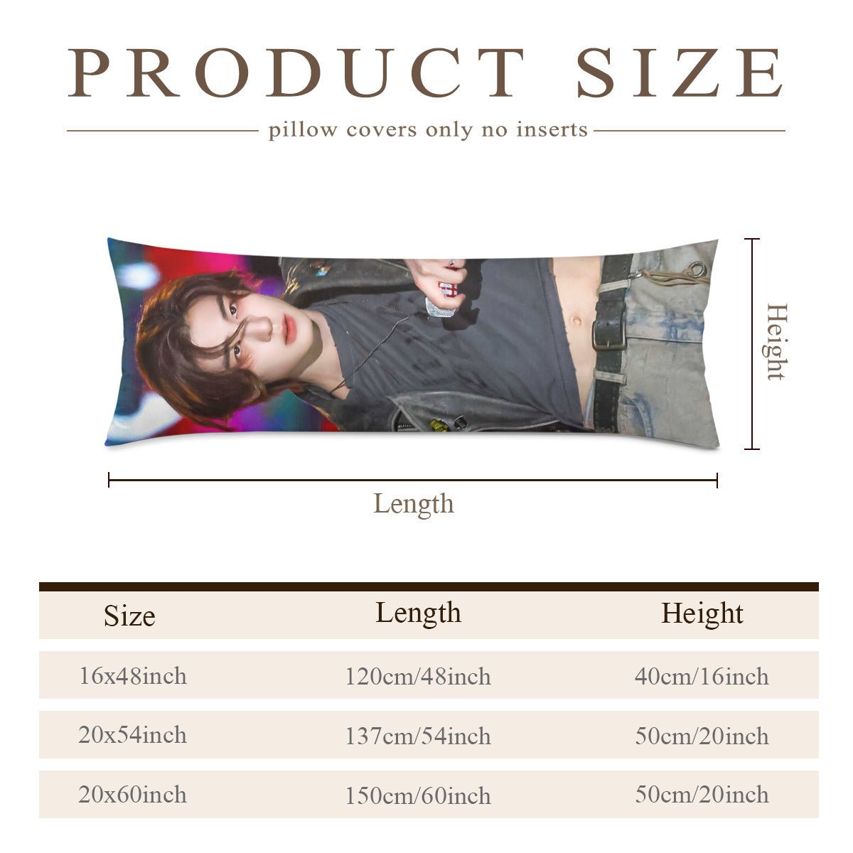 BoyNextDoor Leehan Full Body Pillow Case - Double Sided Full Body Pillowcases - 3 sizes! - Beyond The Shoppe