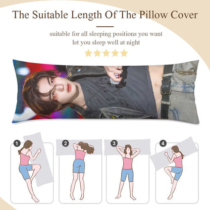 BoyNextDoor Leehan Full Body Pillow Case - Double Sided Full Body Pillowcases - 3 sizes! - Beyond The Shoppe