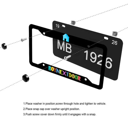 BoyNextDoor License Plate From - Car accessory - Kpop gift! - Beyond The Shoppe