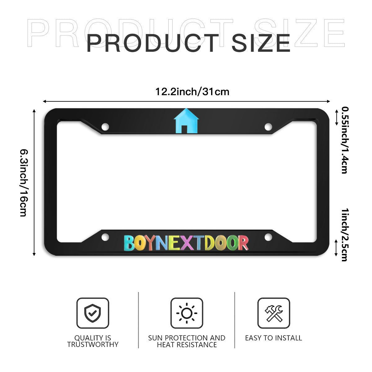 BoyNextDoor License Plate From - Car accessory - Kpop gift! - Beyond The Shoppe