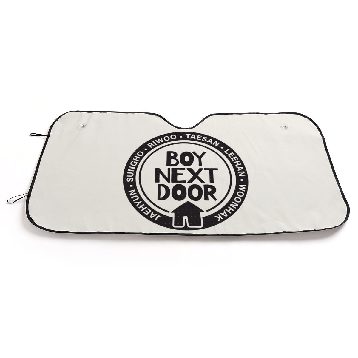 BoyNextDoor logo Sun Shade - Windshield Cover - KPop Themed - Great gift! Car Window Shield - Windshield Protector - Beyond The Shoppe