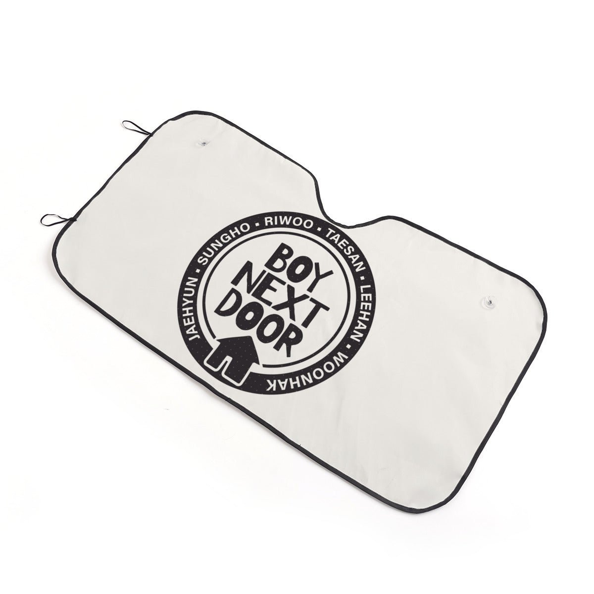 BoyNextDoor logo Sun Shade - Windshield Cover - KPop Themed - Great gift! Car Window Shield - Windshield Protector - Beyond The Shoppe