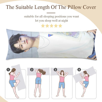 BoyNextDoor Riwoo Full Body Pillow Case - Double Sided Full Body Pillowcases - 3 sizes! - Beyond The Shoppe