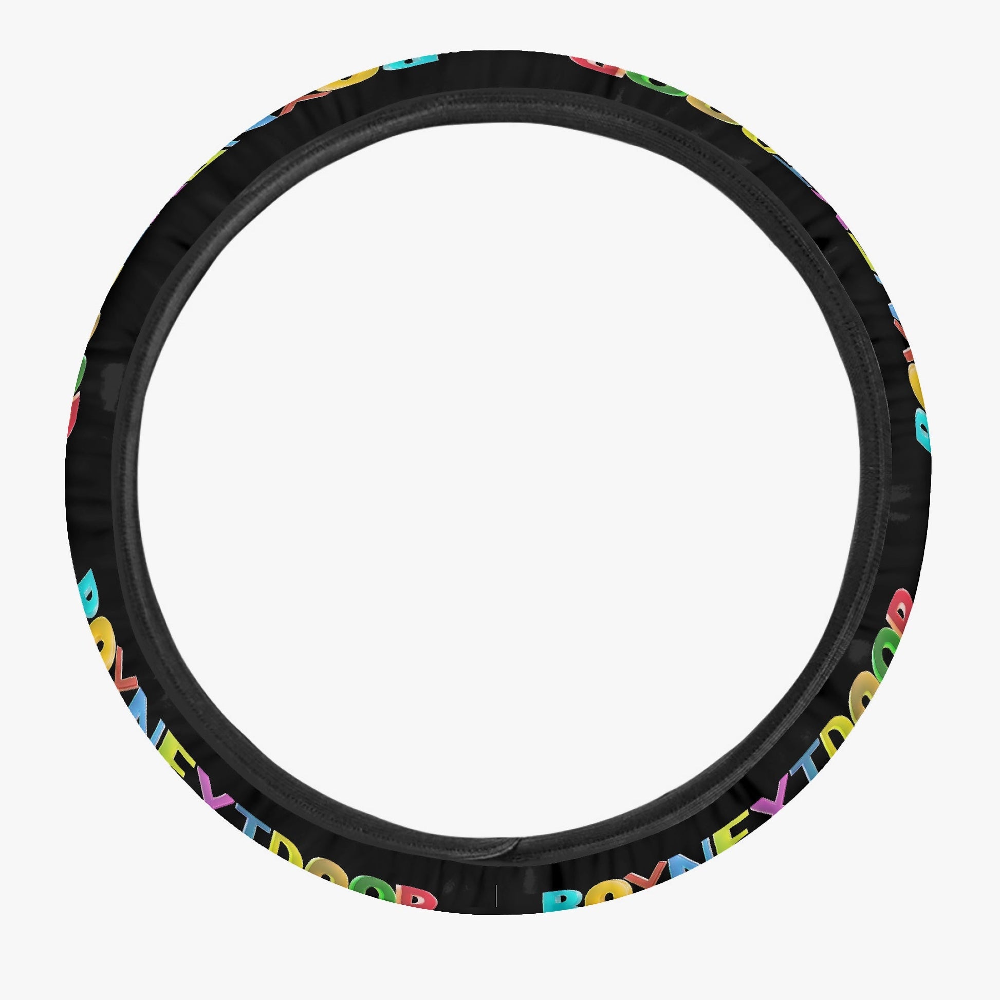 BoyNextDoor Steering Wheel Cover car accessory - black steering cover - great gift - kpop car accessories - Beyond The Shoppe