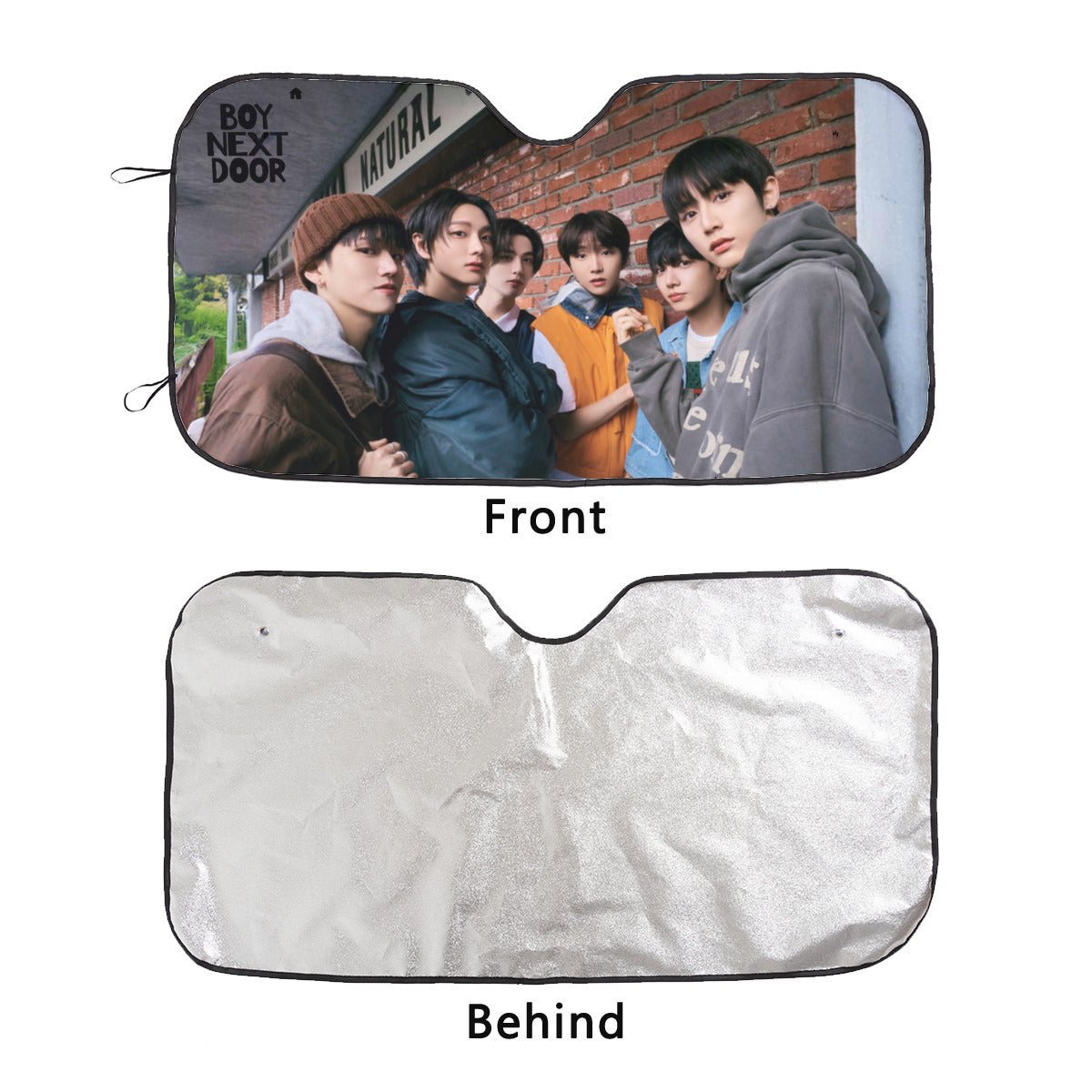 BoyNextDoor Sun Shade - Windshield Cover - KPop Themed - Great gift! Car Window Shield - Windshield Protector - Beyond The Shoppe