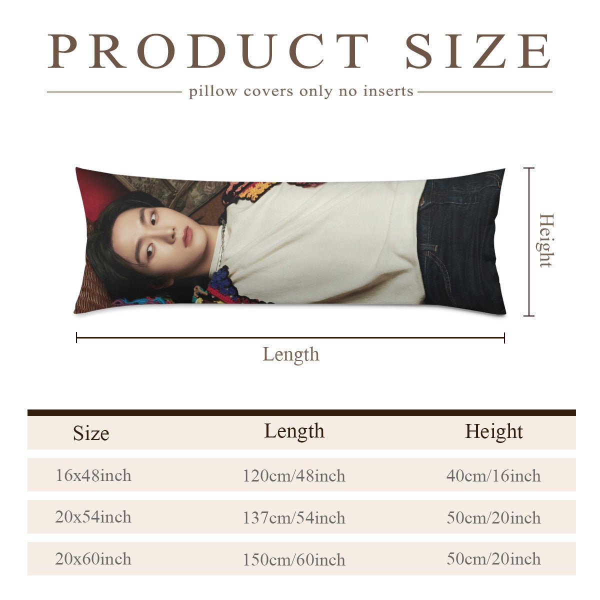 BoyNextDoor Sungho Full Body Pillow Case - Double Sided Full Body Pillowcases - 3 sizes! - Beyond The Shoppe