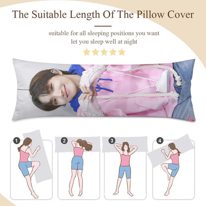 BoyNextDoor Woonhak Full Body Pillow Case - Double Sided Full Body Pillowcases - 3 sizes! - Beyond The Shoppe