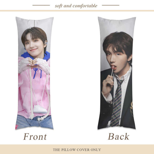 BoyNextDoor Woonhak Full Body Pillow Case - Double Sided Full Body Pillowcases - 3 sizes! - Beyond The Shoppe