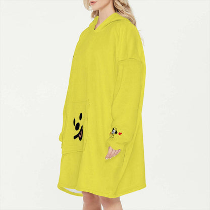BT21 Chimmy Snug Hoodie Oversized - BTS Chimmy Hoodie Oversized - BTS Wearable Blanket Hoodie - BTS Blanket Hoodie Fleece Blanket Hoodie - Beyond The Shoppe