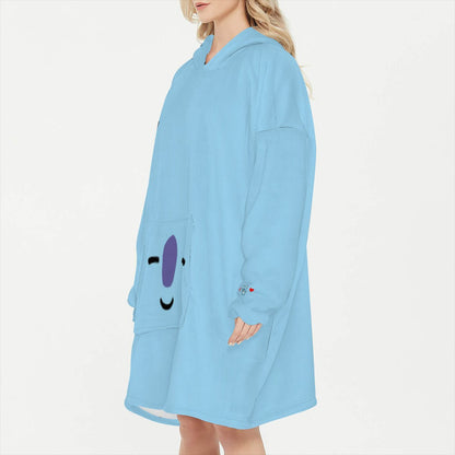 BT21 Koya Snug Hoodie Oversized - BTS Sung Hoodie Oversized - BTS Wearable Blanket Hoodie - BTS Blanket Hoodie Fleece Blanket Hoodie - Beyond The Shoppe