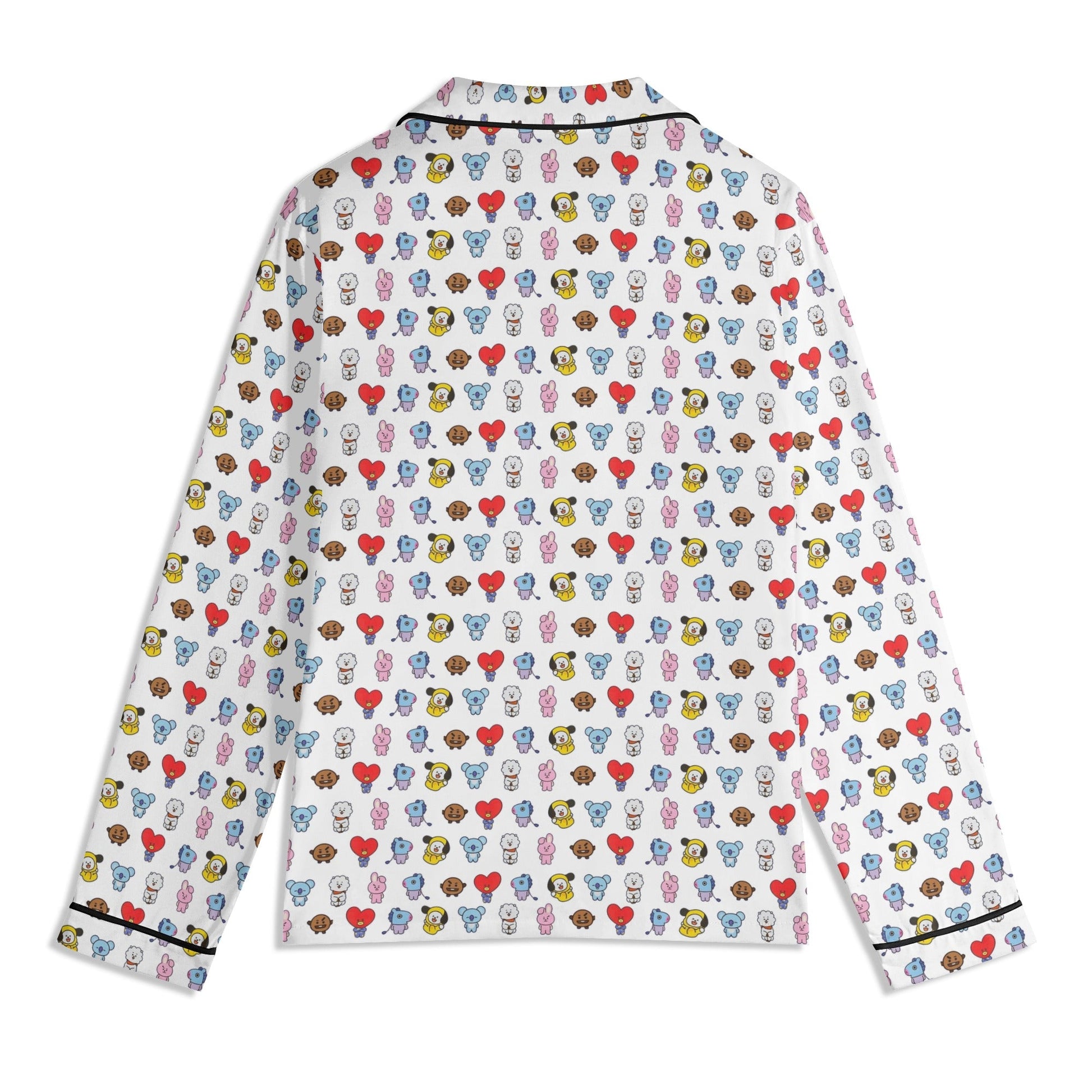 BT21 Unisex Long Sleeve Adult PJs - Immediate Shipping! Size XL - Beyond The Shoppe