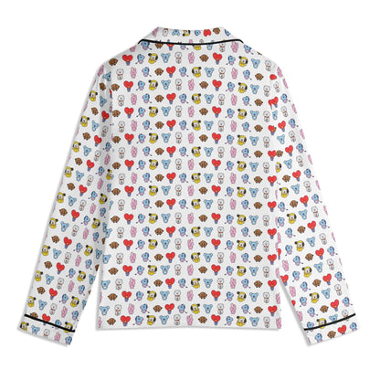 BT21 Unisex Long Sleeve Adult PJs - Immediate Shipping! Size XL - Beyond The Shoppe