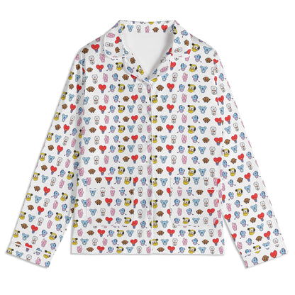 BT21 Unisex Long Sleeve Adult PJs - Immediate Shipping! Size XL - Beyond The Shoppe