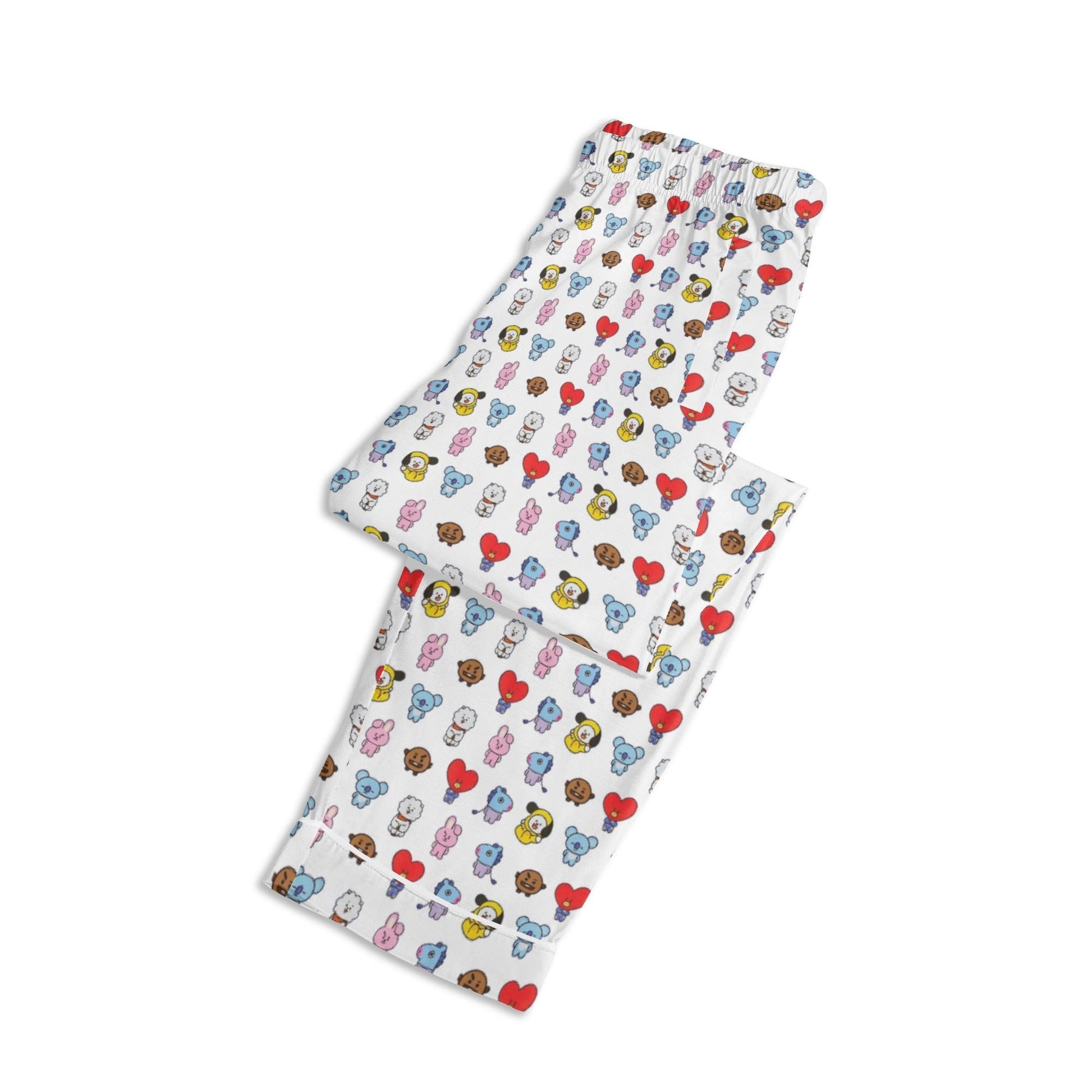 BT21 Unisex Long Sleeve Adult PJs - Immediate Shipping! Size XL - Beyond The Shoppe