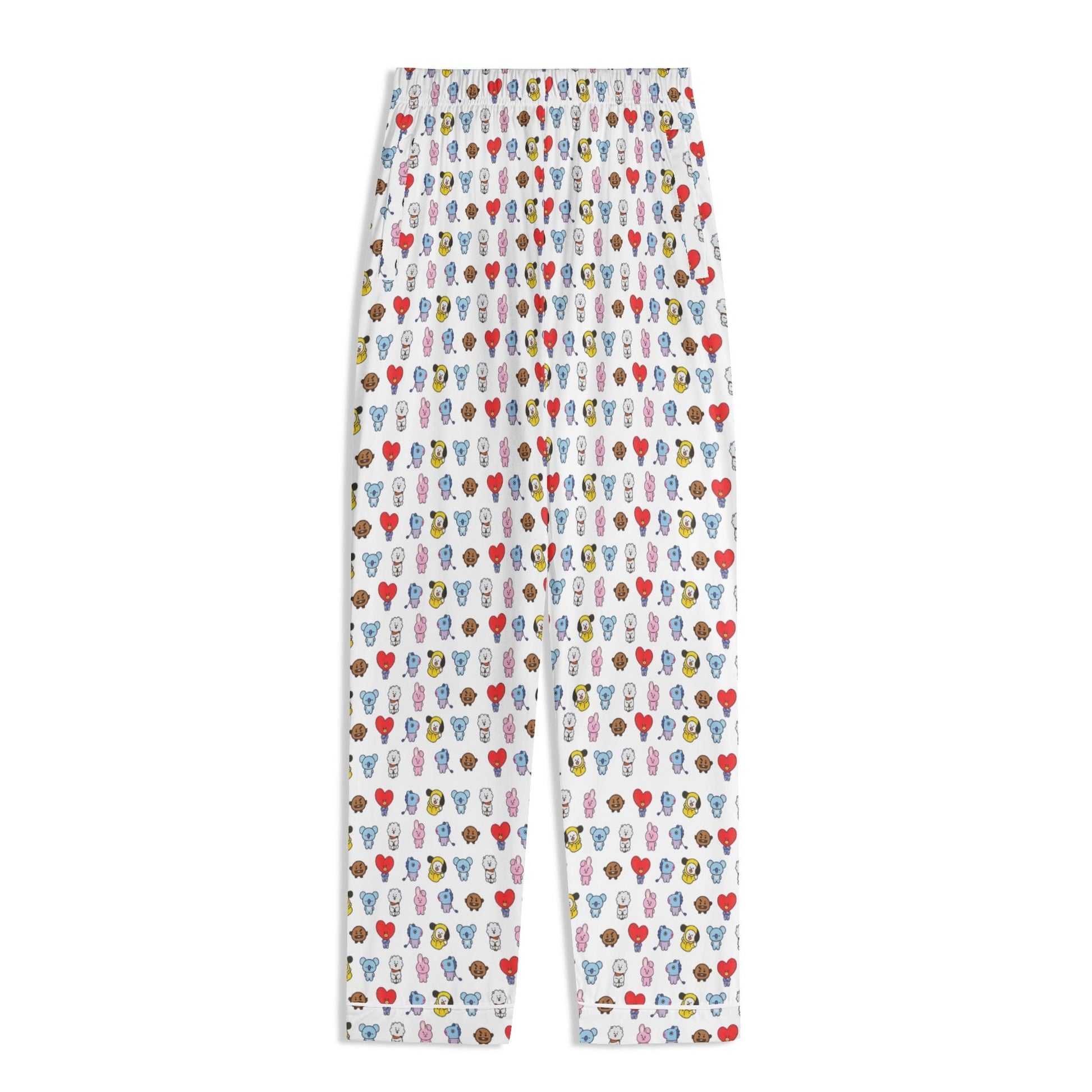 BT21 Unisex Long Sleeve Adult PJs - Immediate Shipping! Size XL - Beyond The Shoppe