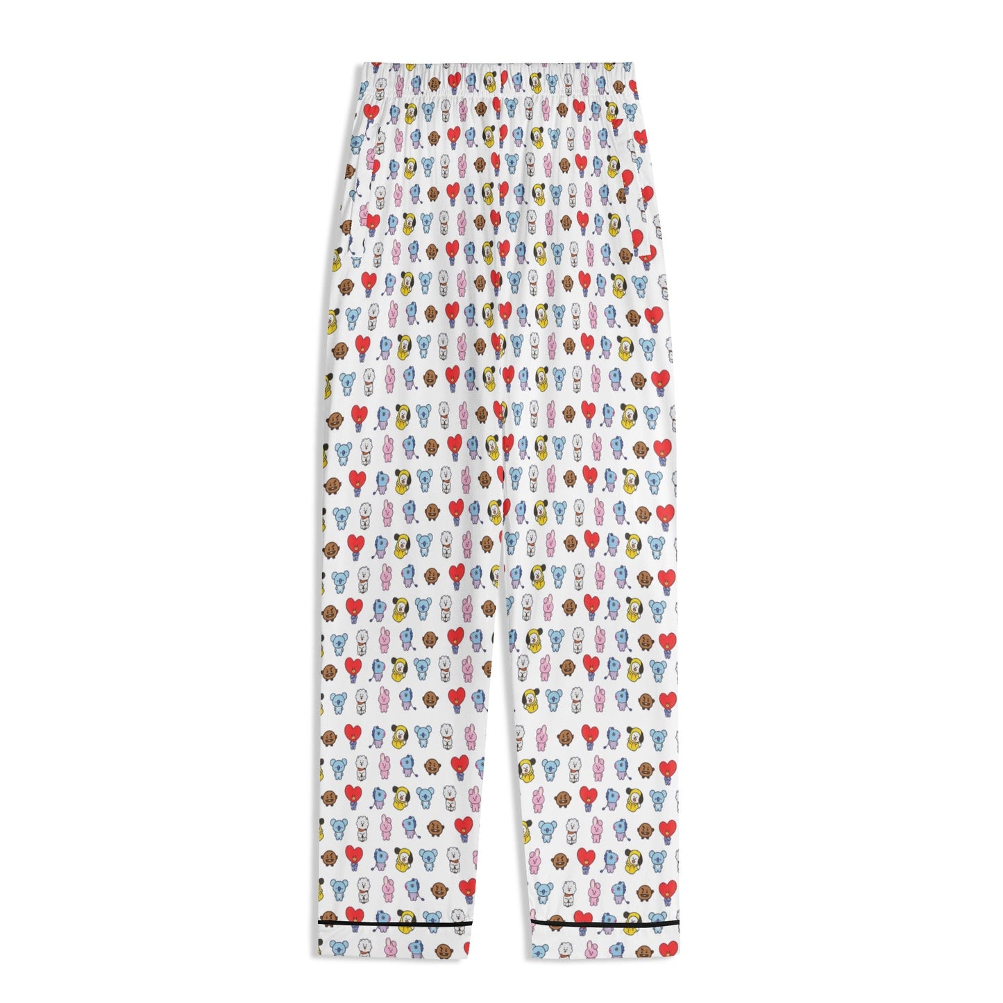 BT21 Unisex Long Sleeve Adult PJs - Immediate Shipping! Size XL - Beyond The Shoppe